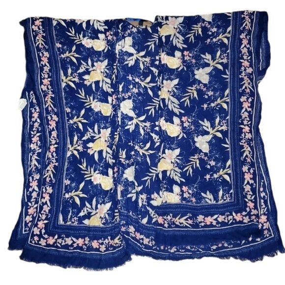 American eagle blue floral print kimono - Picture 4 of 12